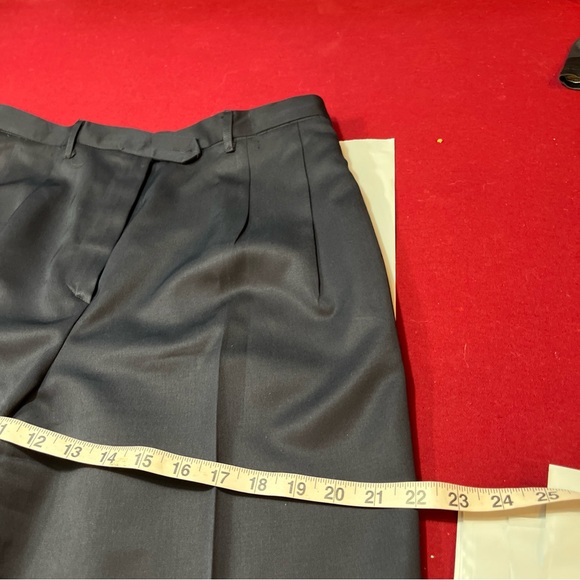Marisa Minicucci BLUE Wool PLEATED PANTS DRESSY Trousers Women 8 Straight Leg 8 - Picture 6 of 16
